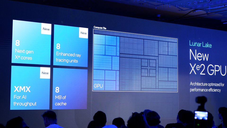 An Intel briefing where the details of its next-generation Lunar Lake mobile processors were unveiled.