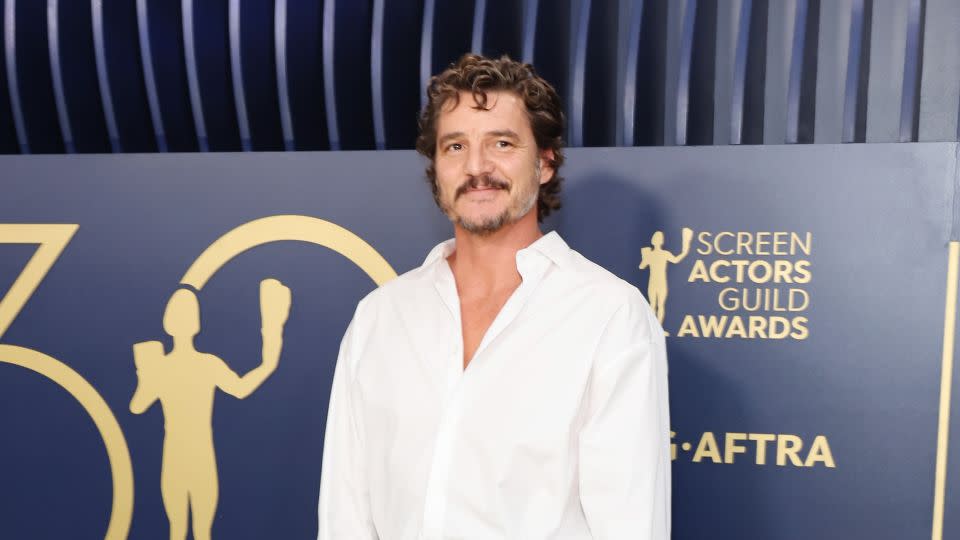 Pedro Pascal in Prada. - Amy Sussman/WireImage/Getty Images