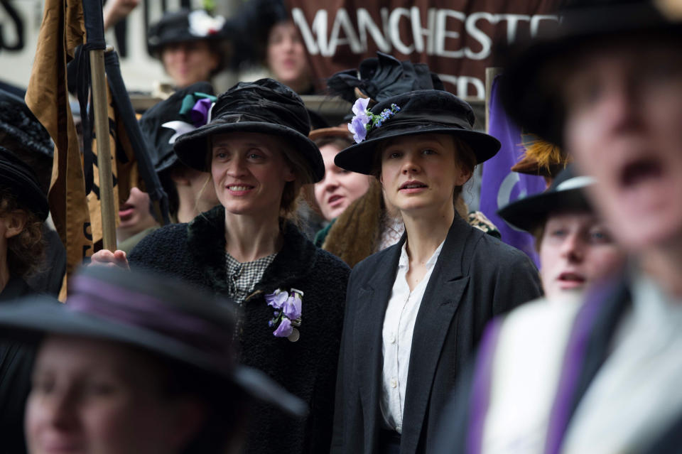 <p>Directed by Sarah Gavron &bull; Written by Abi Morgan</p> <p>Starring Carey Mulligan, Helena Bonham Carter, Meryl Streep, Brendan Gleeson, Ben Whishaw and Anne-Marie Duff</p> <p><strong>What to expect:&nbsp;</strong>The season's primo&nbsp;feminist paean is "Suffragette," which zeroes in on&nbsp;the women's rights movement that spread through Great Britain in the late 19th century. [<a href="https://www.youtube.com/watch?v=056FI2Pq9RY" target="_blank">Trailer</a>]</p>