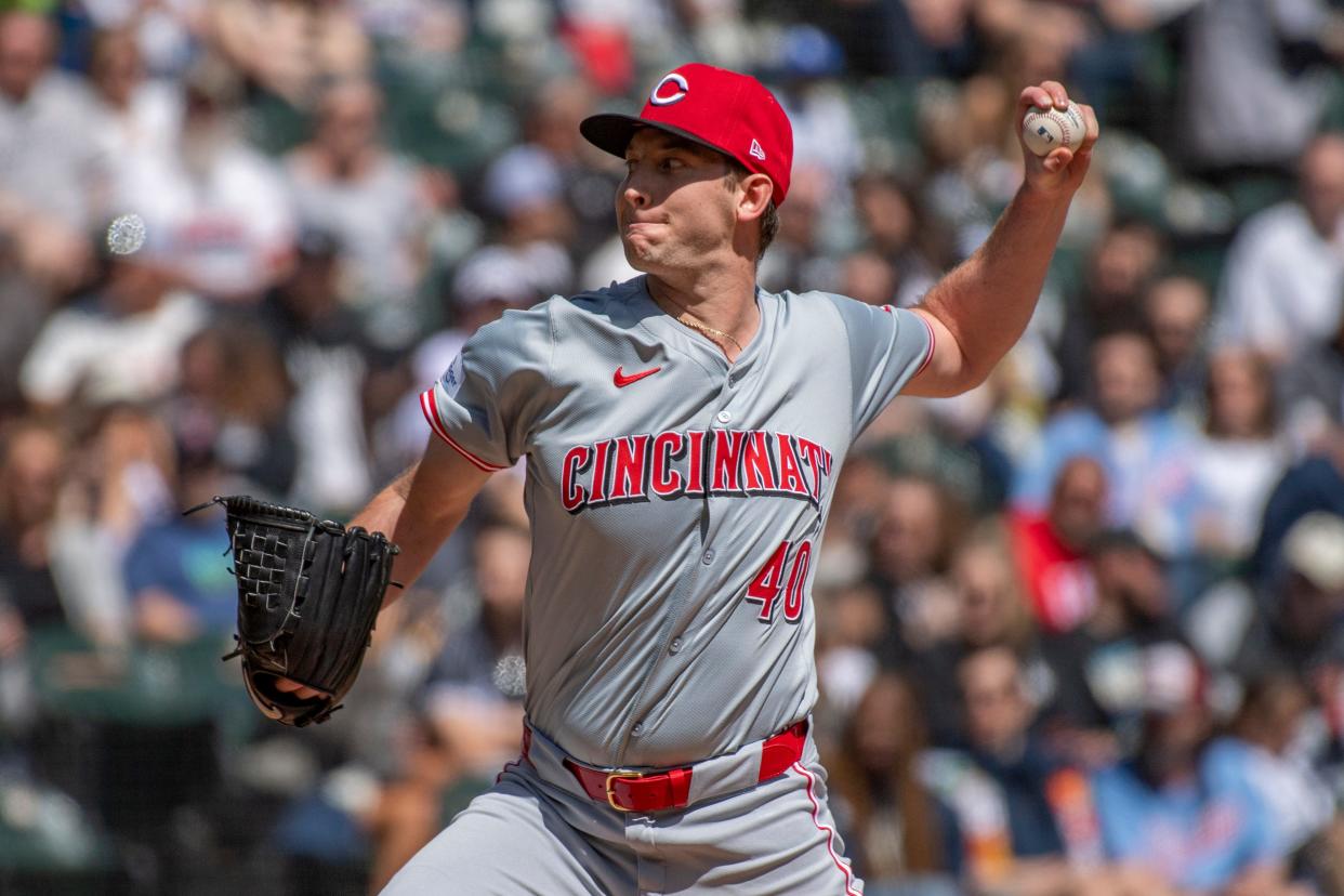 Nick Lodolo gave up only an infield hit to the White Sox in his long-anticipated return from a leg injury April 13.