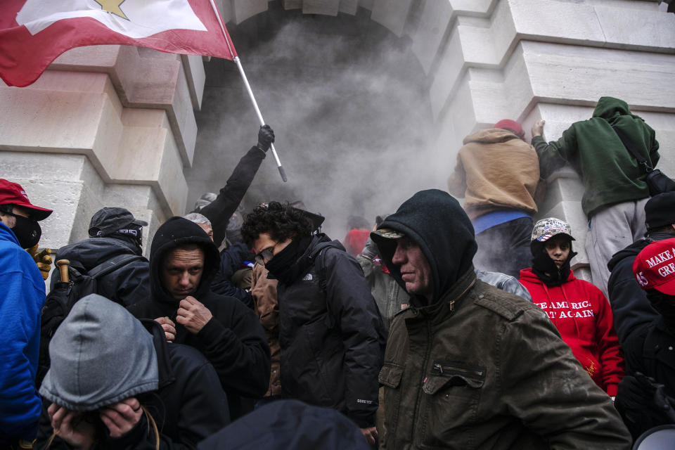 Image: Protests As Joint Session Of Congress Confirms Presidential Election Result (Victor J. Blue / Bloomberg via Getty Images)