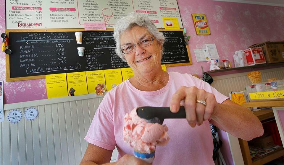 Lynne Galligan of Quincy Creamery in 2015.