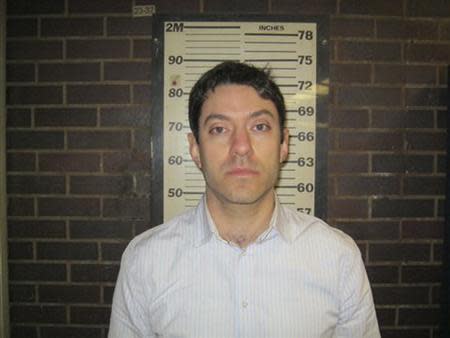 CNN producer Yon Pomrenze, 35, is pictured in this booking photo handout courtesy of Port Authority of New York. REUTERS/Port Authority of New York/Handout