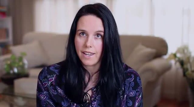 Cella White claims her son was told he could wear a dress to school, in an anti-same sex marriage commercial. Picture: The Coalition for Marriage TV ad