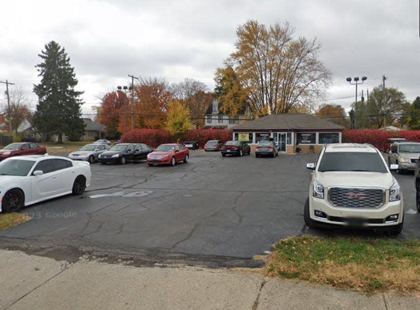 An October 2022 photo of the used-car lot where Ohio Attorney General Dave Yost's office says Ohio Mega Group and S Automotive operated and shared space. Yost's office announced Wednesday it had filed suit against Ohio Mega Group for odometer tampering and other violations of state consumer protection laws, similar to a suit it filed earlier this year against S Automotive.