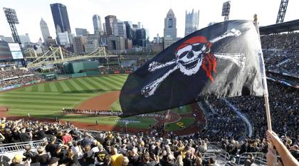 Pirates fans have been raising the Jolly Roger plenty this season. (AP)