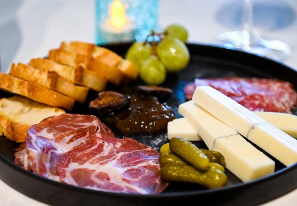 Small charcuterie board at Philosophie at 616 Poplar St. in Macon.