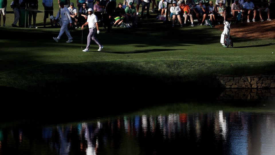 Scottie Scheffler has a one-stroke lead ahead of the final round. - Warren Little/Getty Images