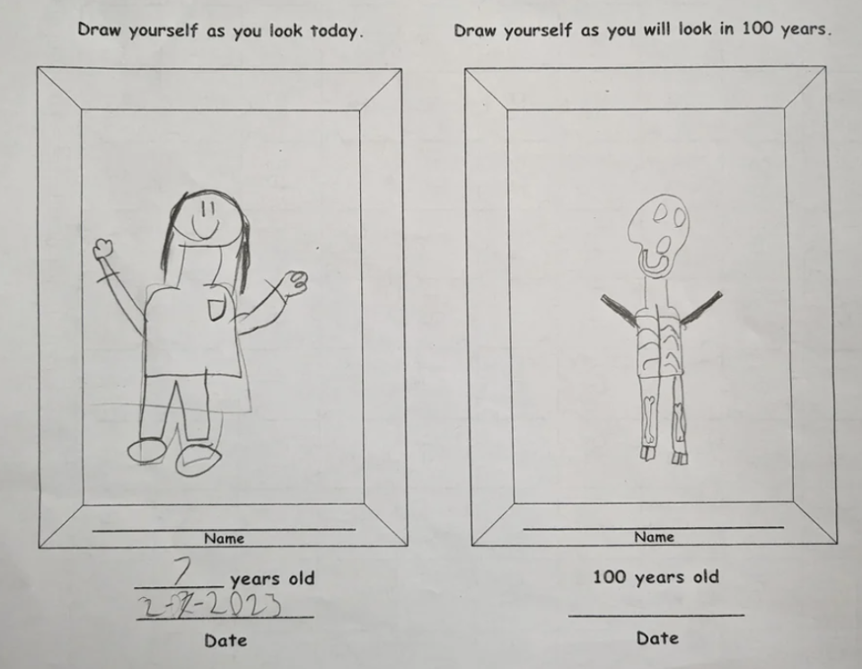 a kid's drawing