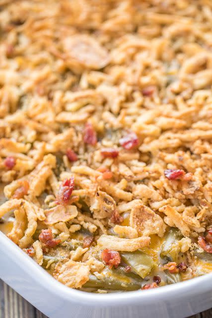 Cracked Out Green Bean Casserole