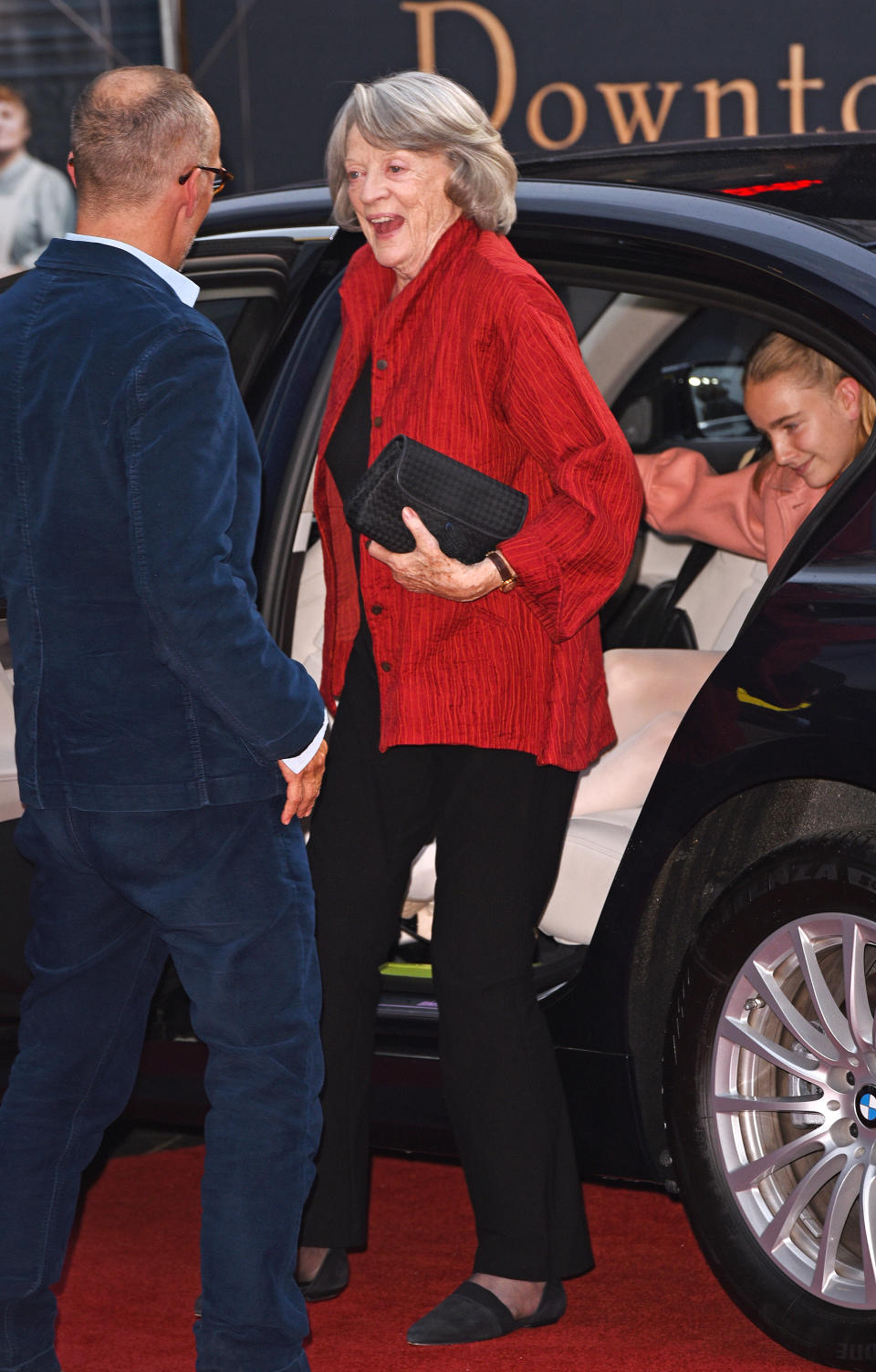 LONDON, UNITED KINGDOM - 2019/09/09: Dame Maggie Smith attends the Downton Abbey World Premiere at Cineworld Leicester Square in London. (Photo by Keith Mayhew/SOPA Images/LightRocket via Getty Images)