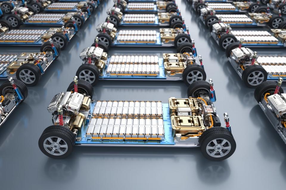 An EV battery plant.