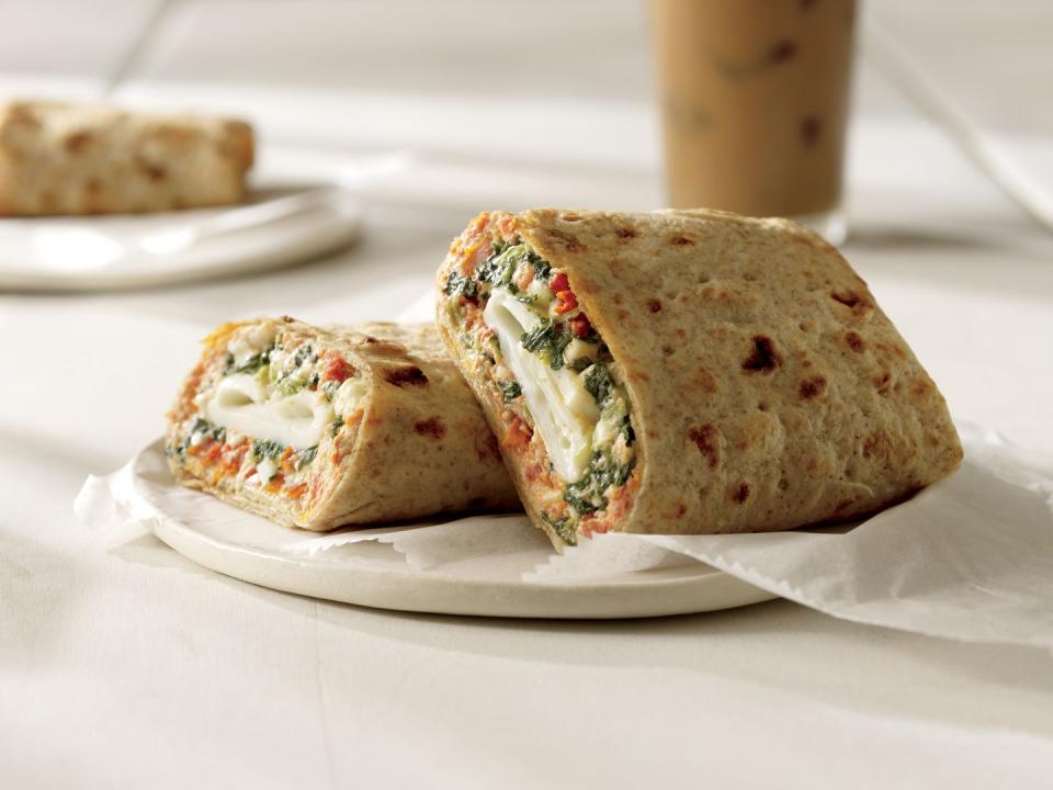 Starbucks: Spinach, Feta, and Cage-Free Egg White Wrap