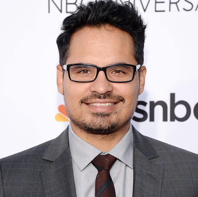 Michael Pena smiles