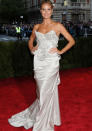 Met Ball 2013: Heidi Klum didn't quite manage to work the punk trend in her Marchesa AW13 frock.