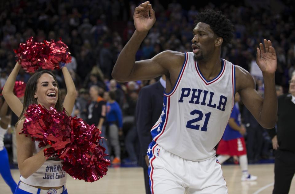 Joel Embiid has all the right moves. (Getty Images)