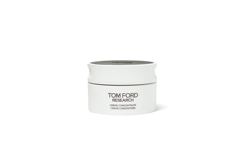 The crème and serum concentrates are formulated to boost skin energy.
Tom Ford Research Crème Concentrate, $450, tomford.com