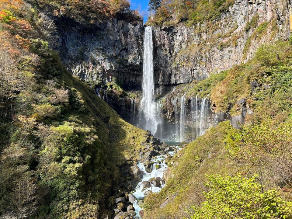 Kegon waterfalls in Nikko, Japan.