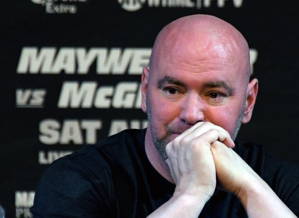 Dana White wants nothing to do with country singer Jason Aldean. (Getty Images)