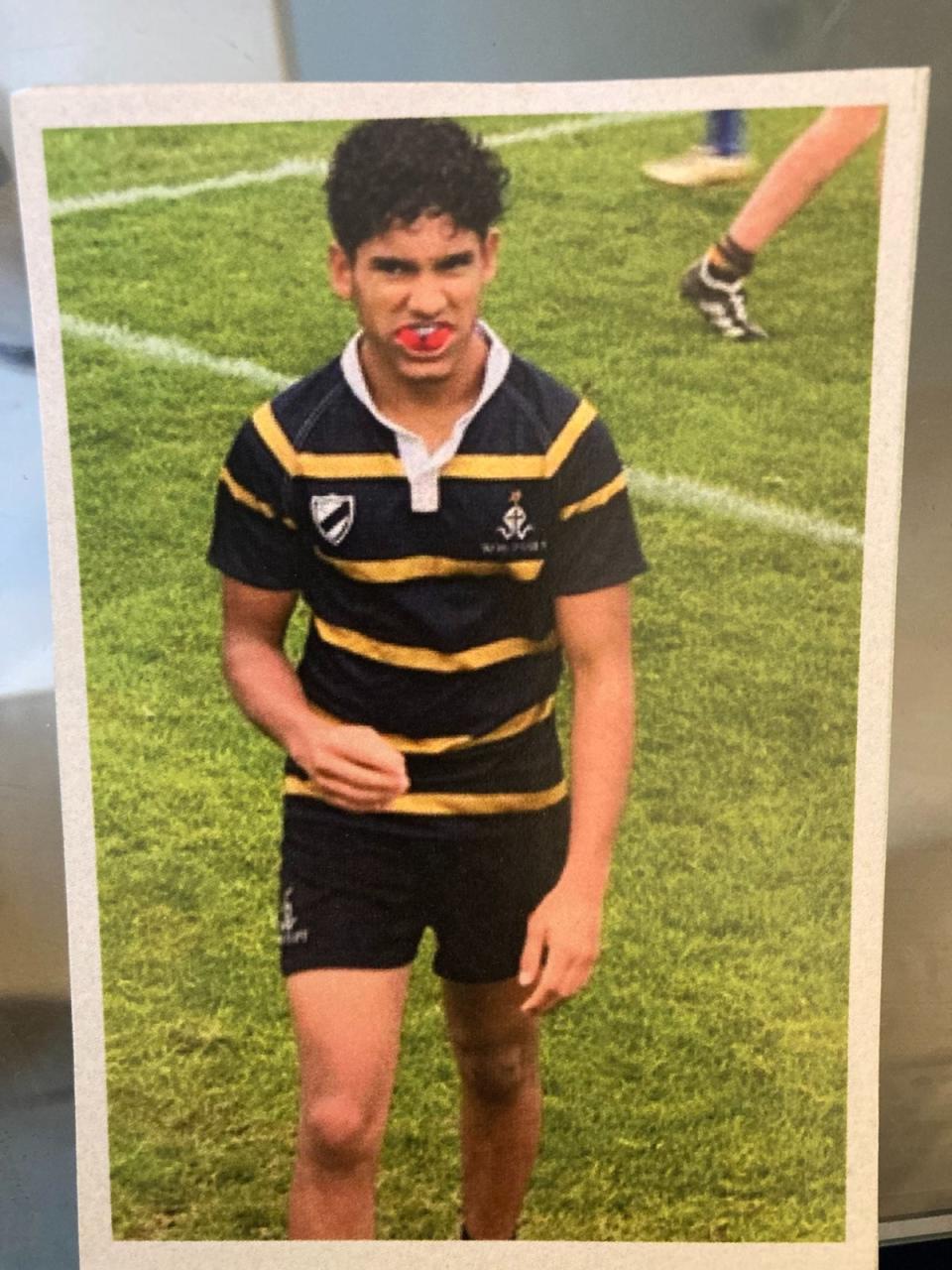 Dinal played football and rugby for Whitgift School (Collect)