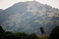 <p>An Iron Dome anti-missile system can be seen near the Israeli side of the border with Syria in the Israeli-occupied Golan Heights, Israel, May 9, 2018. (Photo: Amir Cohen/Reuters) </p>