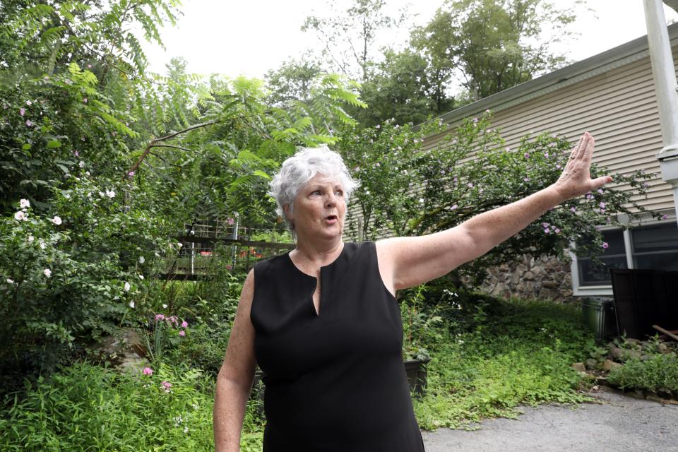 Longtime Continental Village resident Kathy Kourie is raising awareness of the inequities in the property tax system in Philipstown. She is photographed at home August 8, 2023.