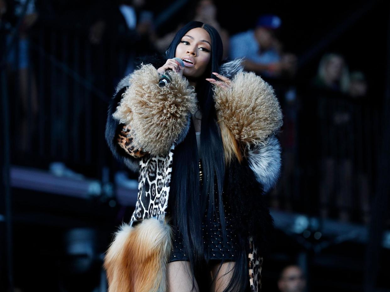 Nicki Minaj will headline alongside Post Malone at the 2018 Made In America music festival: Getty