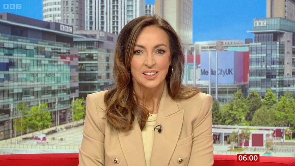 Sally Nugent on BBC Breakfast