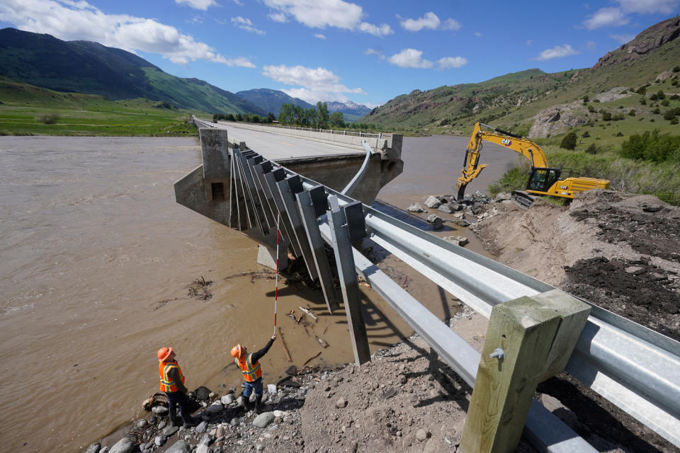 Severe Flooding Causes Damage in Yellowstone National Park: Photos