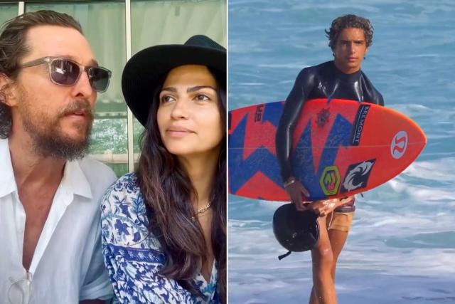 Matthew McConaughey and Camila Alves Surprise Son Levi by Letting Him ...