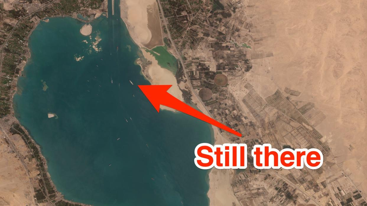 suez canal ever given april 12 skitch maxar