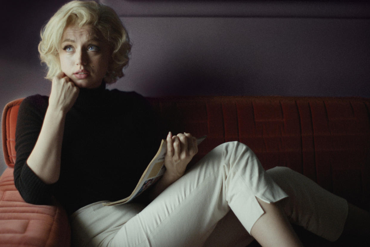Blonde. Ana de Armas as Marilyn Monroe. Cr. Netflix © 2022 - Credit: 2022 © Netflix
