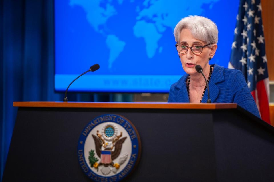 美國副國務卿謝爾曼（Wendy Sherman）。   圖：翻攝自謝爾曼推特（資料照）