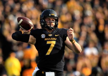 Maty Mauk and Mizzou have their work cut out for them in toppling Alabama. (Getty)