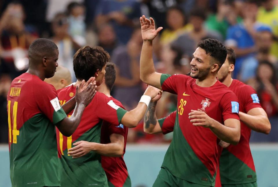 Portugal were outstanding as they set up a quarter-final with Morocco (Getty Images)