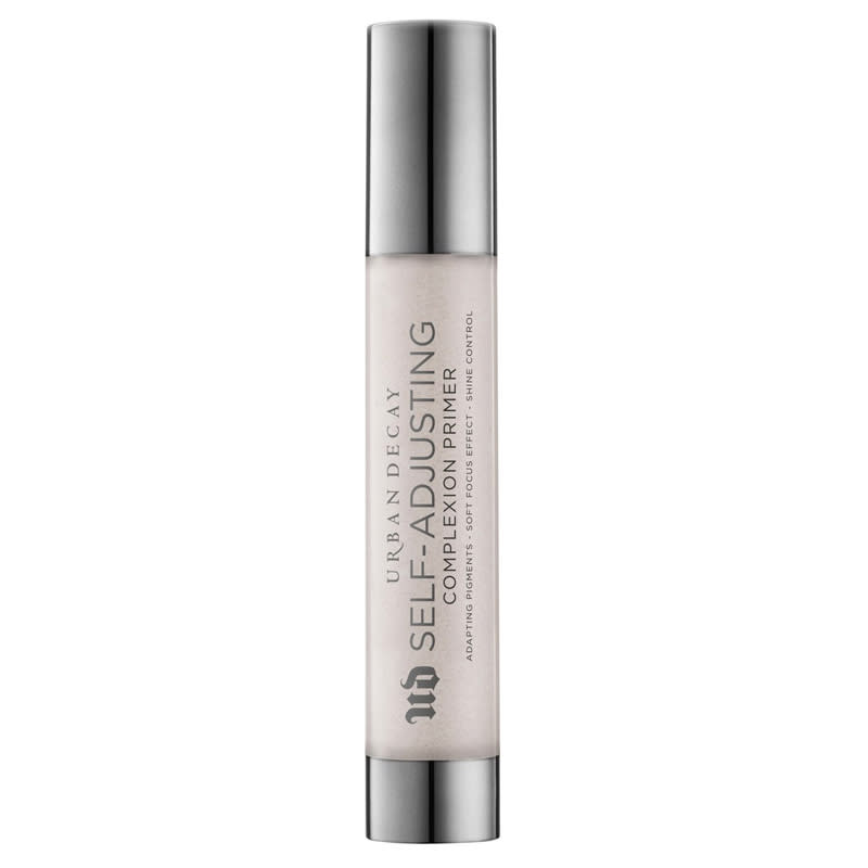 <p>If you're a fan of a streamlined makeup routine, add Urban Decay's primer to your morning lineup. It features pigments that adjust to your skin tone to create a soft-focus effect that erases imperfections. You can go ahead and take your color correctors out of your makeup bag now. </p> <p>$34 | <a rel="nofollow noopener" href="http://click.linksynergy.com/fs-bin/click?id=93xLBvPhAeE&subid=0&offerid=390098.1&type=10&tmpid=8157&RD_PARM1=http%253A%252F%252Fshop.nordstrom.com%252Fs%252Furban-decay-self-adjusting-complexion-primer%252F4570929%253Forigin%253Dcategory-personalizedsort&u1=ISELfaceprimers" target="_blank" data-ylk="slk:SHOP IT;elm:context_link;itc:0;sec:content-canvas" class="link ">SHOP IT</a></p>