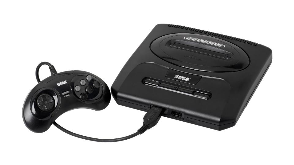 Sega Genesis (second generation) in black