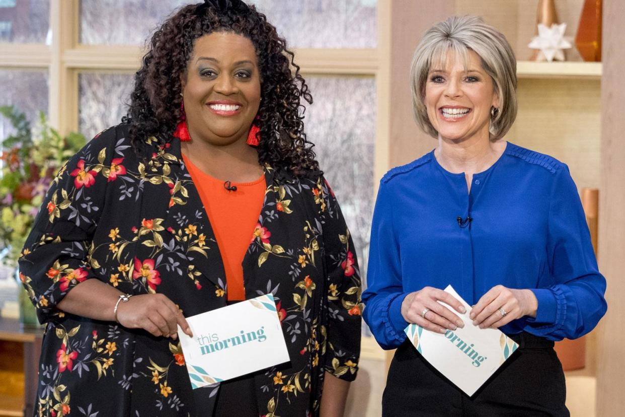 Replacment: Alison Hammond rushed to co-host with Ruth Langsford: Ken McKay/ITV/REX/Shutterstock