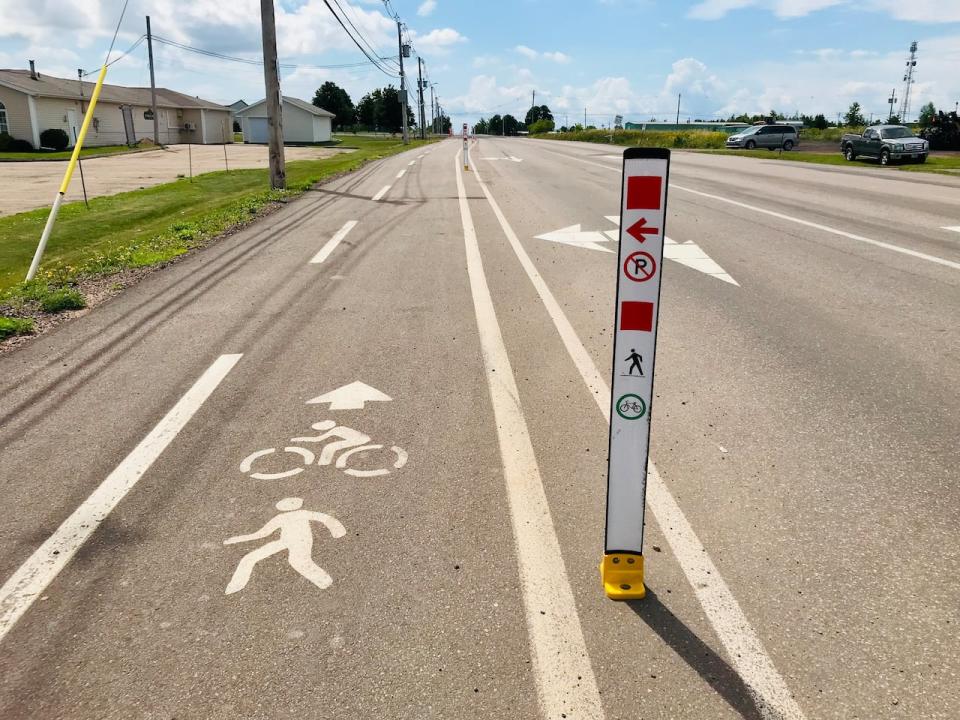 The City of Summerside says it choose Greenwood Drive for a bike lane because it wanted to provide a safe route to Credit Union Place and the boardwalk.