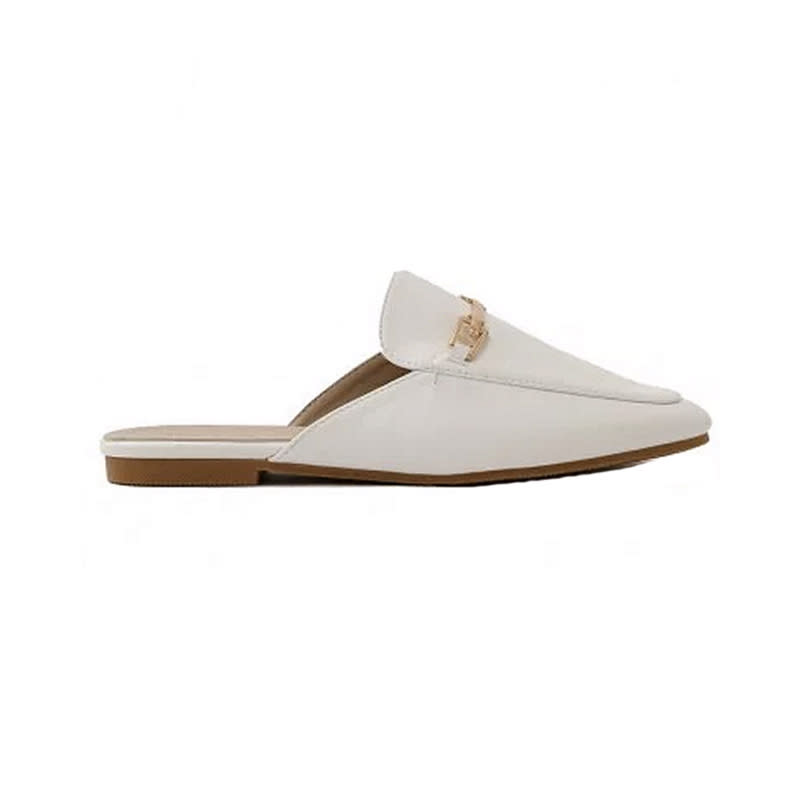 <a rel="nofollow noopener" href="https://www.publicdesire.com/us/shoreditch-backless-loafers-in-white" target="_blank" data-ylk="slk:Shoreditch Backless Loafers, Public Desire, $37;elm:context_link;itc:0;sec:content-canvas" class="link ">Shoreditch Backless Loafers, Public Desire, $37</a><p> <strong>Related Articles</strong> <ul> <li><a rel="nofollow noopener" href="http://thezoereport.com/fashion/style-tips/box-of-style-ways-to-wear-cape-trend/?utm_source=yahoo&utm_medium=syndication" target="_blank" data-ylk="slk:The Key Styling Piece Your Wardrobe Needs;elm:context_link;itc:0;sec:content-canvas" class="link ">The Key Styling Piece Your Wardrobe Needs</a></li><li><a rel="nofollow noopener" href="http://thezoereport.com/entertainment/celebrities/taylor-swift-look-what-you-made-me-do-bts-video/?utm_source=yahoo&utm_medium=syndication" target="_blank" data-ylk="slk:Taylor Swift's Look What You Made Me Do BTS Might Actually Be Better Than The Music Video;elm:context_link;itc:0;sec:content-canvas" class="link ">Taylor Swift's <i>Look What You Made Me Do</i> BTS Might Actually Be Better Than The Music Video</a></li><li><a rel="nofollow noopener" href="http://thezoereport.com/living/wellness/binge-watching-health-effects-study/?utm_source=yahoo&utm_medium=syndication" target="_blank" data-ylk="slk:TV Is Officially Killing You, Says Science;elm:context_link;itc:0;sec:content-canvas" class="link ">TV Is Officially Killing You, Says Science</a></li> </ul> </p>