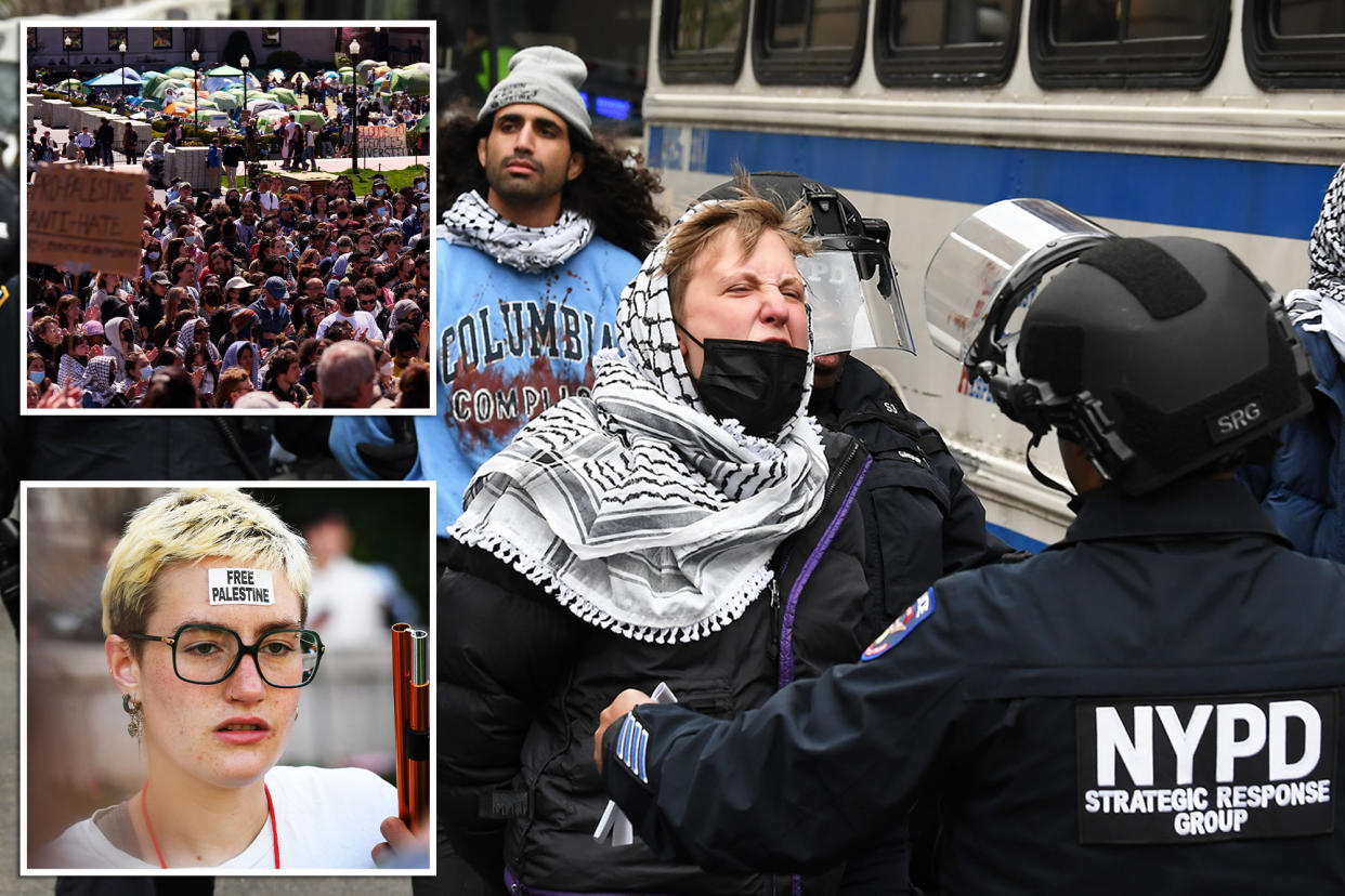 columbia protests and unrest