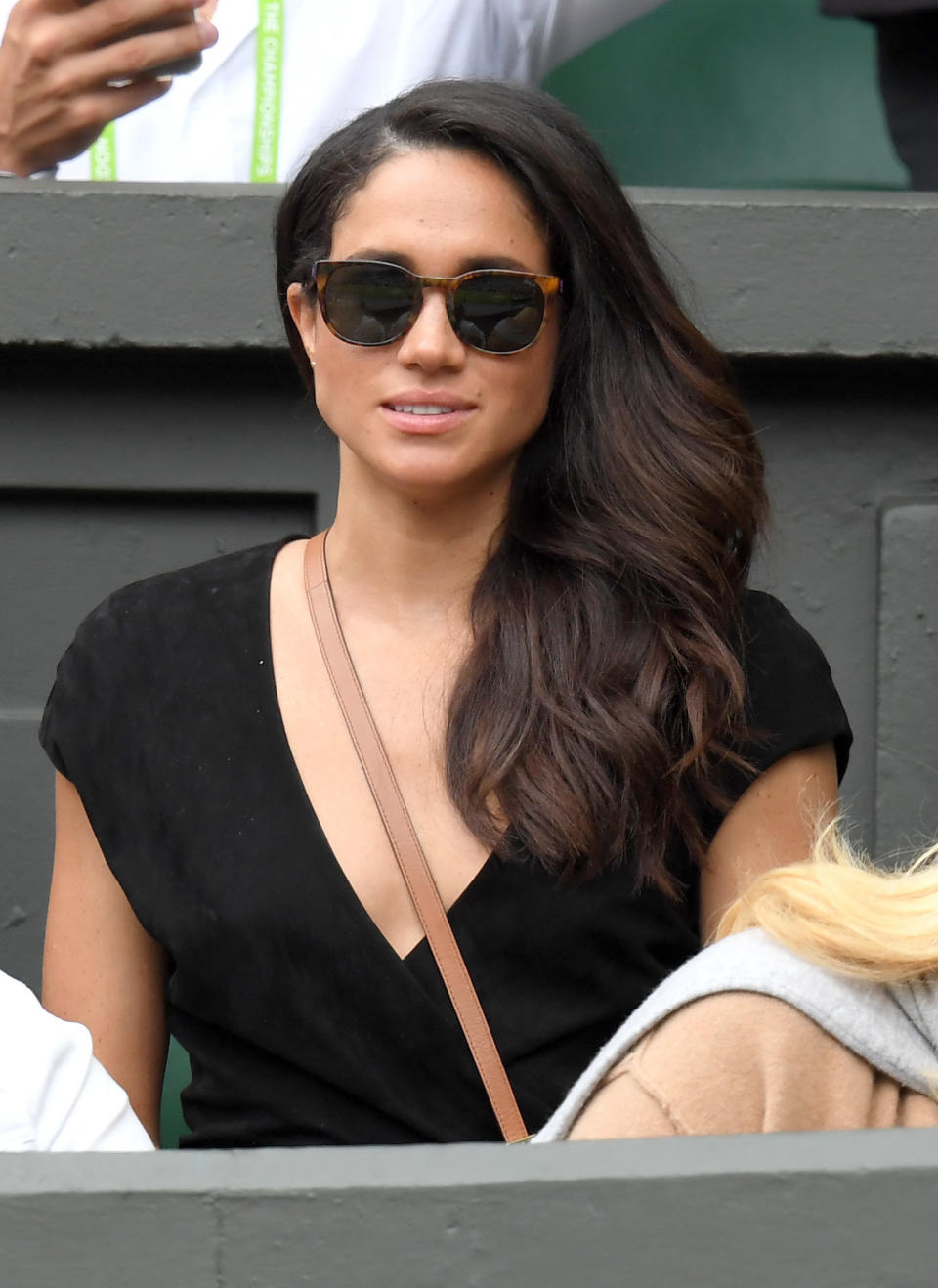 Markle at day eight of the Wimbledon Tennis Championships at Wimbledon on July 4, 2016 in London, England.