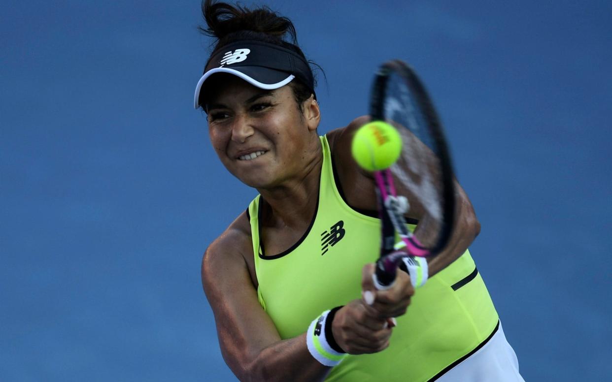 Heather Watson will face Canadian teenager Leylah Fernandez in the final - AFP