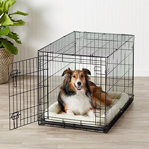 6) Single Door Folding Metal Dog Crate