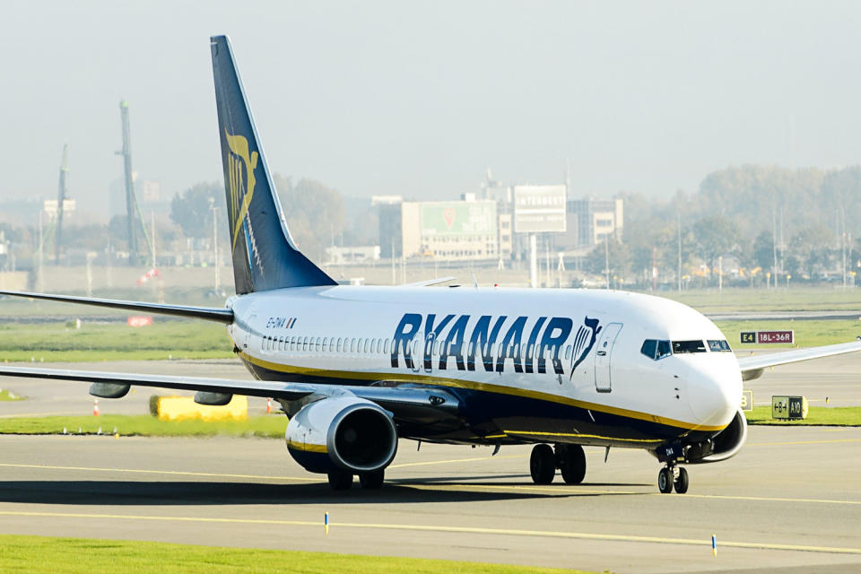 Ryanair shares were grounded after it sounded the alarm on Brexit: AFP/Getty Images