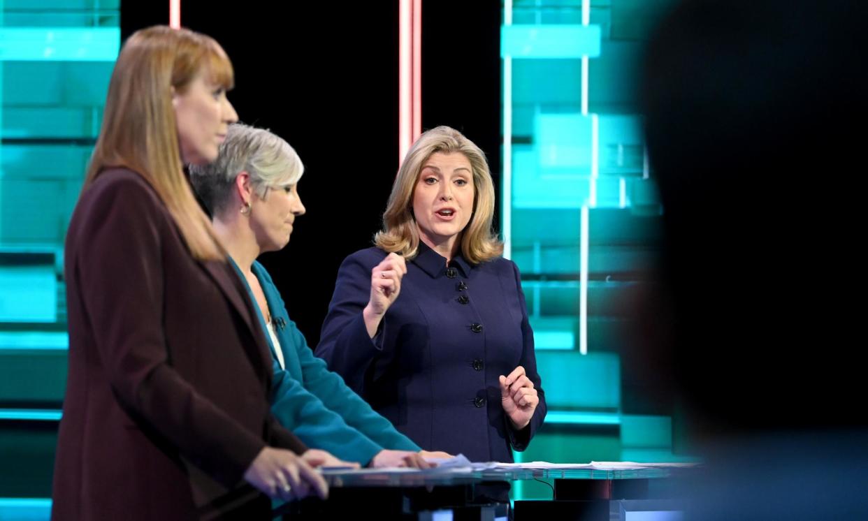 <span>Victims include Labour’s deputy leader, Angela Rayner (left) and the Commons leader, Penny Mordaunt (right).</span><span>Photograph: Getty Images</span>