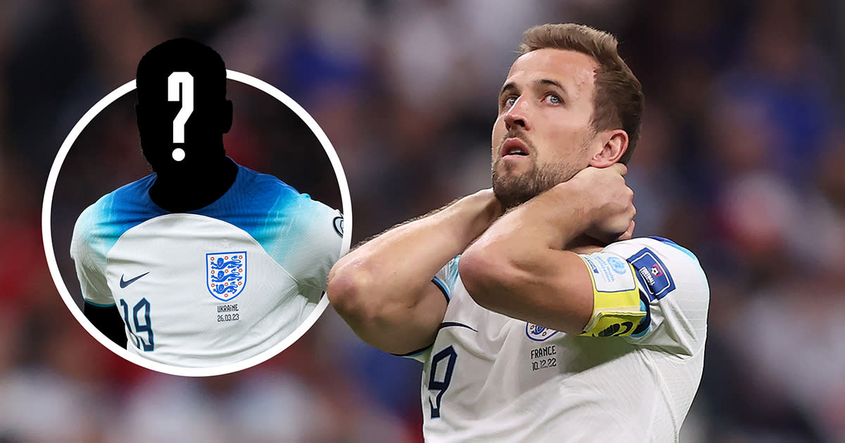  Tottenham Hotspur forward Harry Kane of England looks dejected after their exit from the World Cup during the FIFA World Cup Qatar 2022 quarter final match between England and France at Al Bayt Stadium on December 10, 2022 in Al Khor, Qatar. 