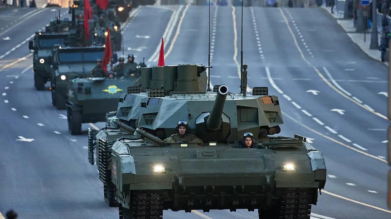 T-14 Armata main battle tanks. Photo: Getty Images