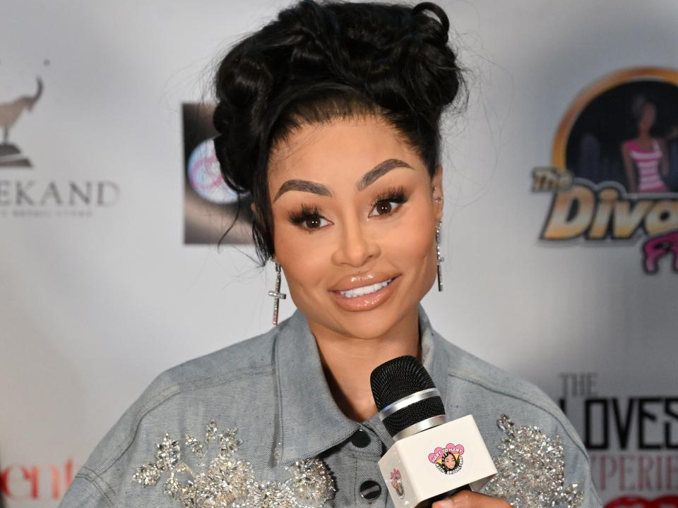 Blac Chyna attends the Alexis Skyy and Blac Chyna Cover Reveal on March 17, 2023 in Atlanta, Georgia.