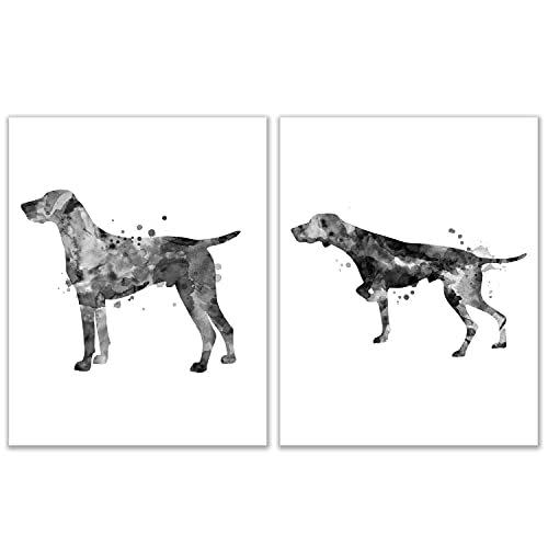 5) German Shorthaired Pointer Watercolor Print